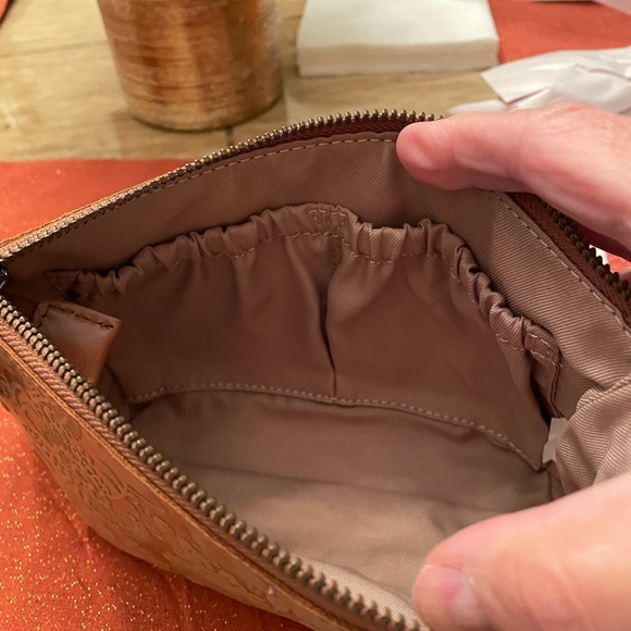 The Sak Brown Leather Clutch NWT - Picture 5 of 12